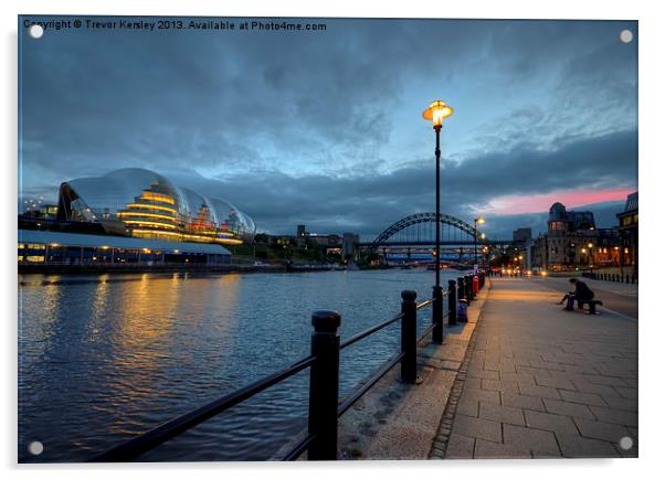 Quayside Views Acrylic by Trevor Kersley RIP