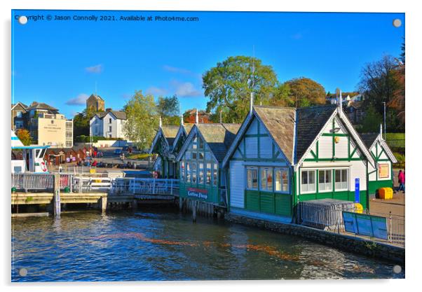 Bowness-On-Windermere, Cumbria. Acrylic by Jason Connolly