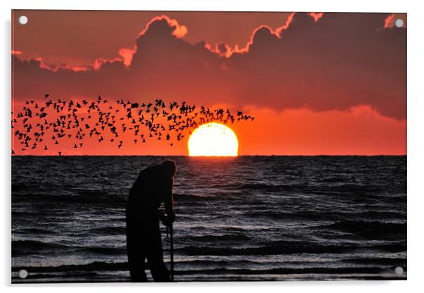 The Sunset Wormer Acrylic by Jason Connolly