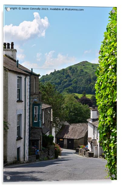 Ambleside, Cumbria. Acrylic by Jason Connolly