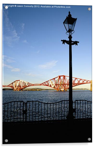 The Forth rail Bridge Acrylic by Jason Connolly