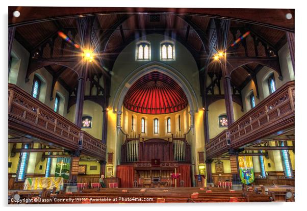 Kendal Methodist Church Acrylic by Jason Connolly