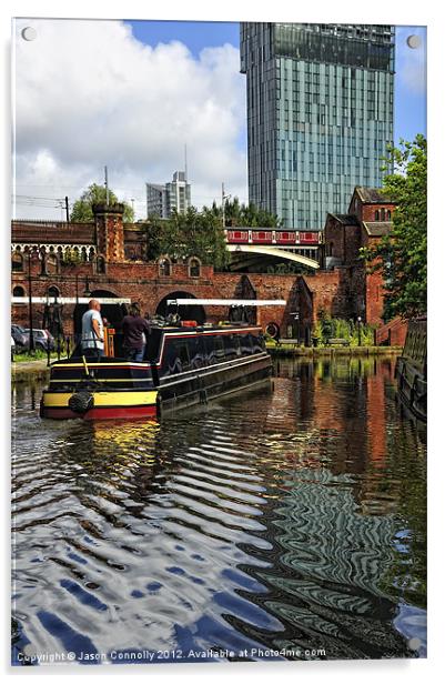 Bridgewater Canal, manchester Acrylic by Jason Connolly