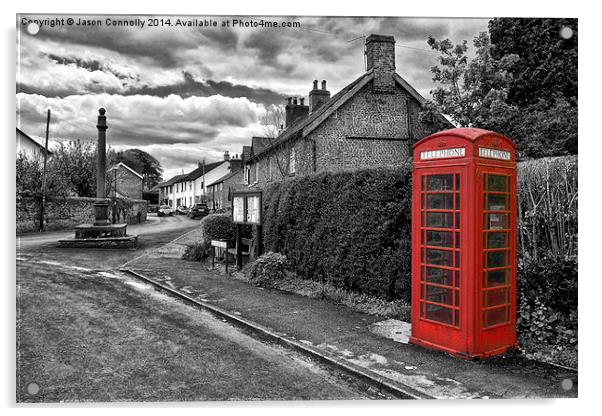 Red Box Churchtown. Acrylic by Jason Connolly