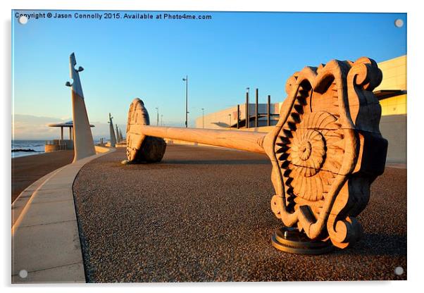  Giant Ogre's Paddle, Cleveleys Acrylic by Jason Connolly