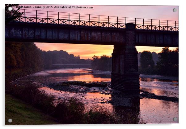 Sunrise On The River Ribble Acrylic by Jason Connolly
