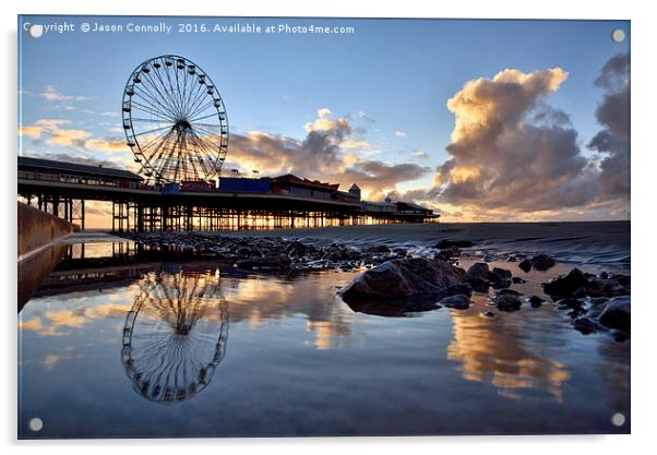 Central Pier, Blackpool Acrylic by Jason Connolly