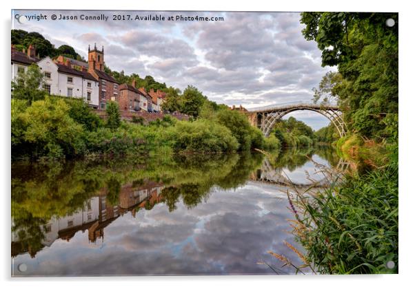 Ironbridge Reflections Acrylic by Jason Connolly