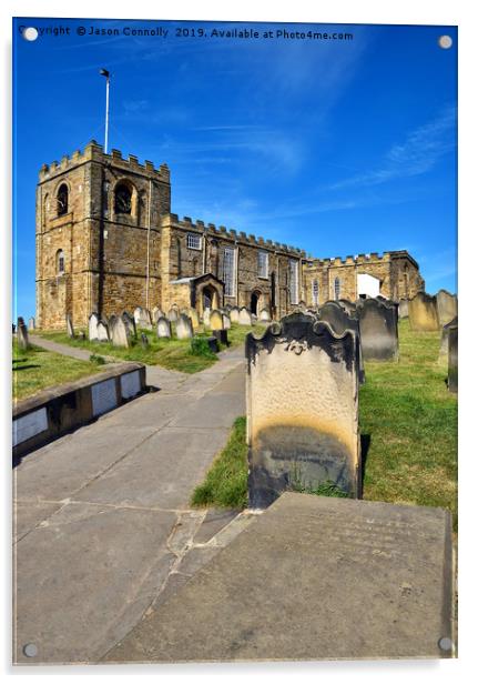 St Mary's Church, Whitby Acrylic by Jason Connolly