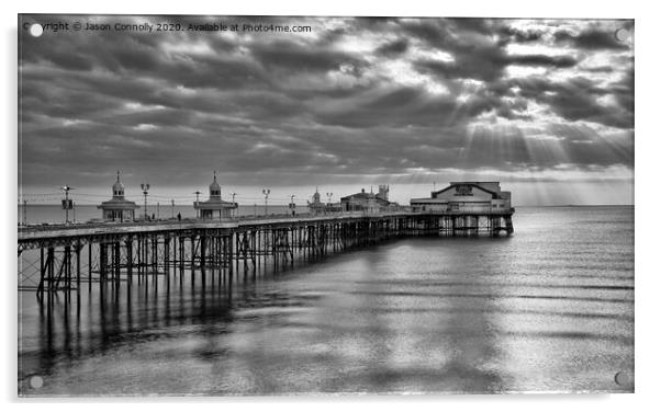North Pier, Blackpool. Acrylic by Jason Connolly