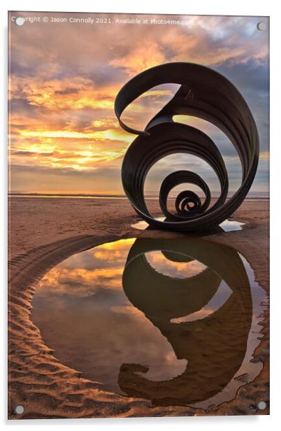 Reflections Of The Shell Acrylic by Jason Connolly