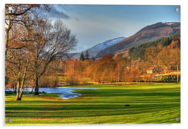 Aberfeldy view Acrylic by Tom Gomez