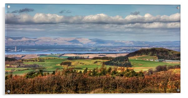 Over the Forth to Fife Acrylic by Tom Gomez