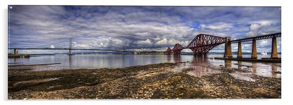 The Bridges Panorama Acrylic by Tom Gomez