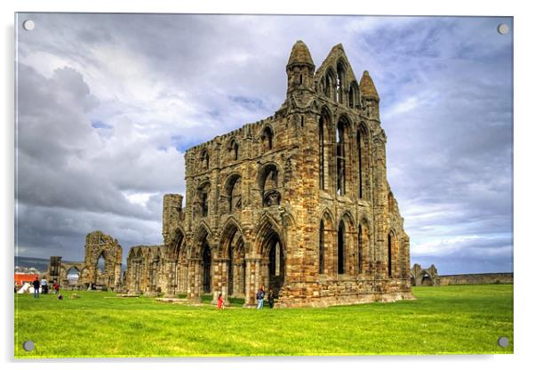 The Abbey at Whitby Acrylic by Tom Gomez