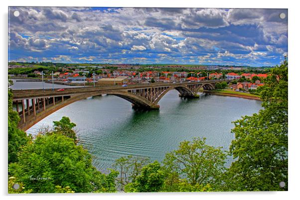 Tweed Road Bridge Acrylic by Tom Gomez