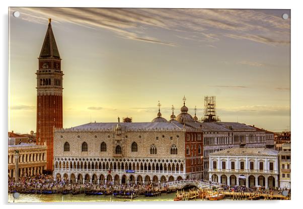 Palazzo Ducale di Venezia Acrylic by Tom Gomez