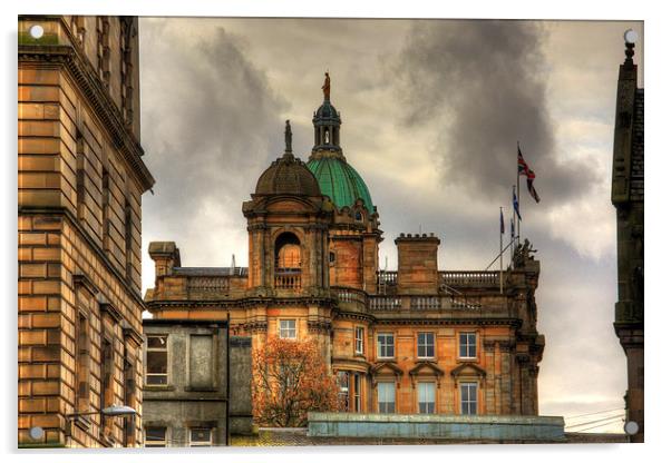 Bank of Scotland Acrylic by Tom Gomez