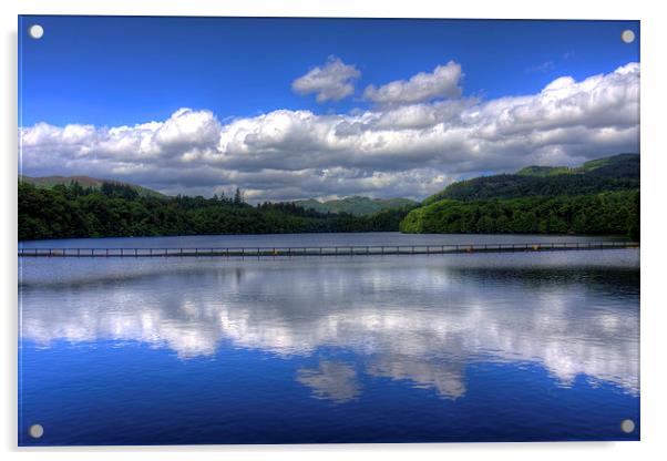 Loch Faskally Acrylic by Tom Gomez