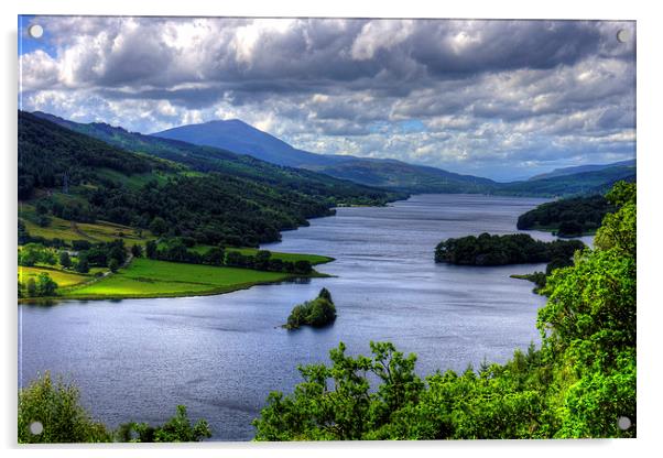 Loch Tummel View Acrylic by Tom Gomez