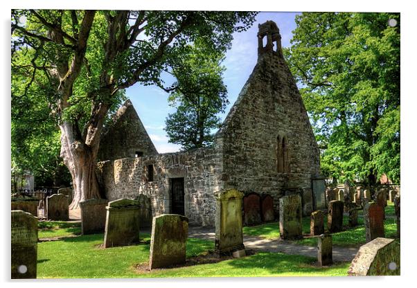 Alloway Auld Kirk Acrylic by Tom Gomez