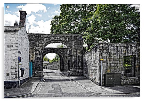 St Wilfrid's Gateway Acrylic by Tom Gomez