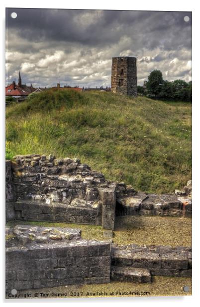 Magdalen Fields Bell Tower Acrylic by Tom Gomez