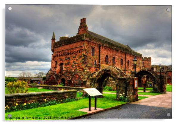 The Fratry at Carlisle Cathedral Acrylic by Tom Gomez