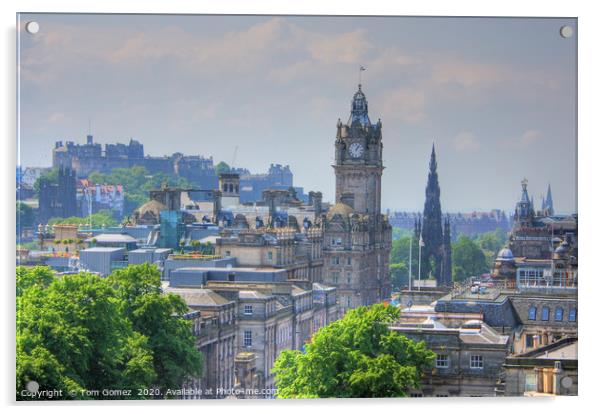 Edinburgh Acrylic by Tom Gomez
