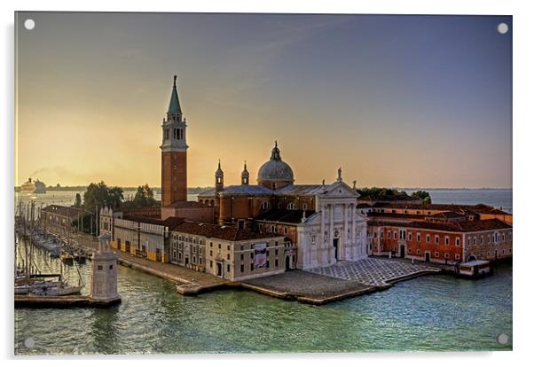 San Giorgio Maggiore Acrylic by Tom Gomez