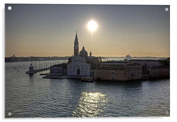 Venice morning Acrylic by Tom Gomez