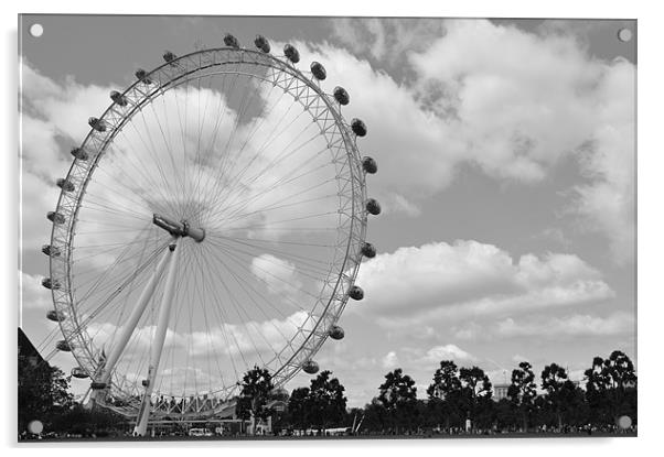 Great London Eye Acrylic by Lise Baker