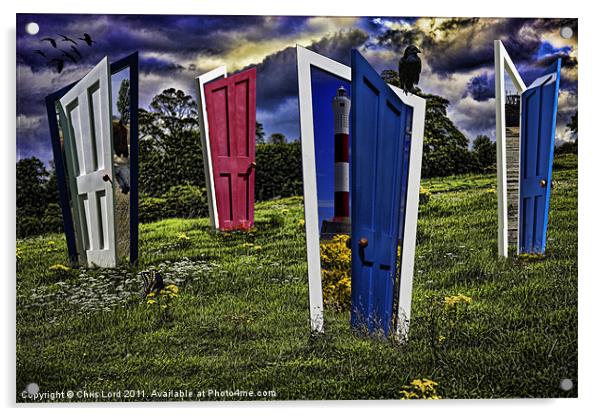The Doors of Perception Acrylic by Chris Lord