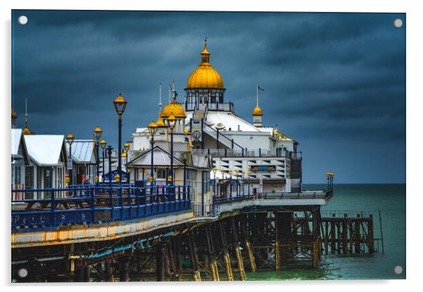 The End Of The Pier Acrylic by Chris Lord