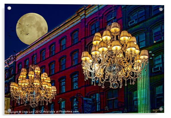 Streetlights Acrylic by Chris Lord