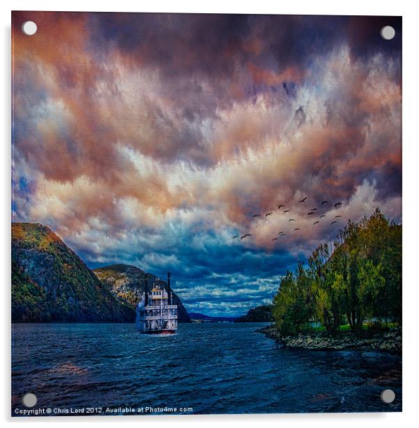 Riverboat Acrylic by Chris Lord