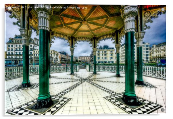 On The Bandstand Acrylic by Chris Lord