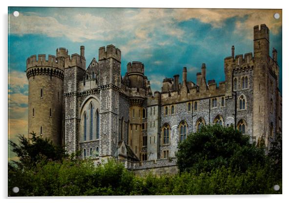 Arundel Castle Acrylic by Chris Lord