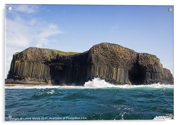 Fingal's Cave Acrylic by Lynne Morris (Lswpp)