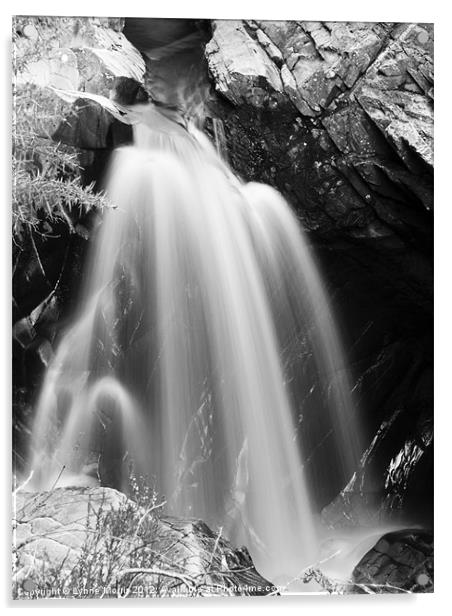 Bruar Falls Acrylic by Lynne Morris (Lswpp)