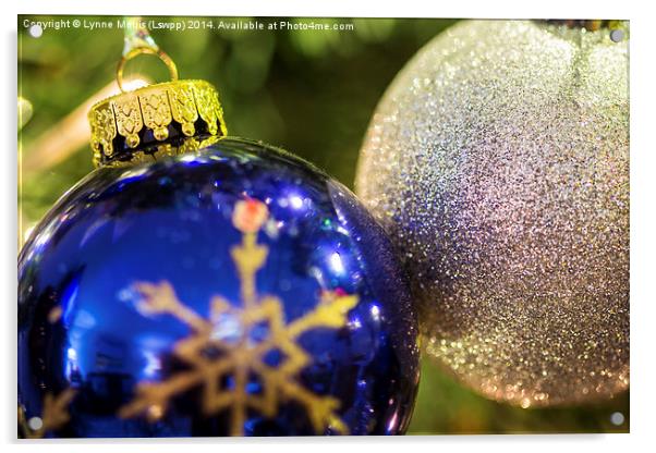  Merry Christmas Acrylic by Lynne Morris (Lswpp)