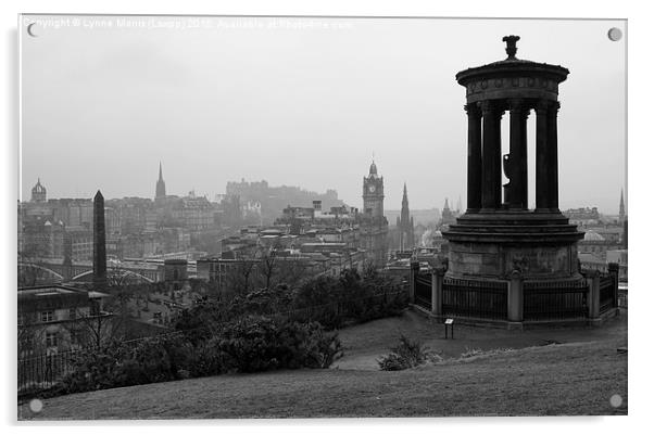  Auld Reekie Acrylic by Lynne Morris (Lswpp)