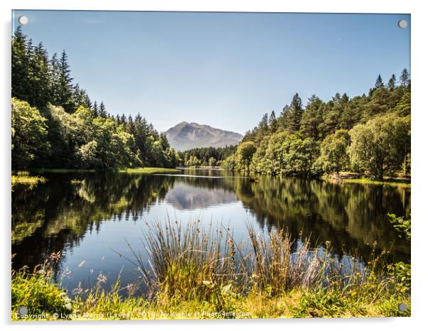 Glencoe Lochan Acrylic by Lynne Morris (Lswpp)