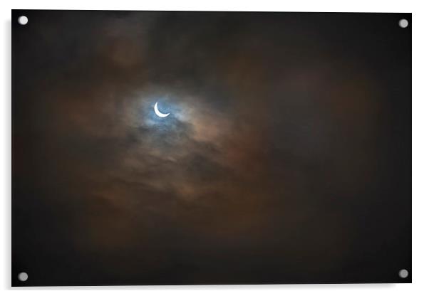  Todays Elclipse from Wilsthire Acrylic by Eddie John