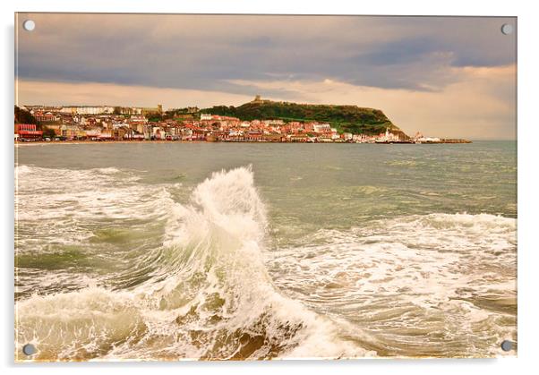 South Bay Scarborough Acrylic by John Hare