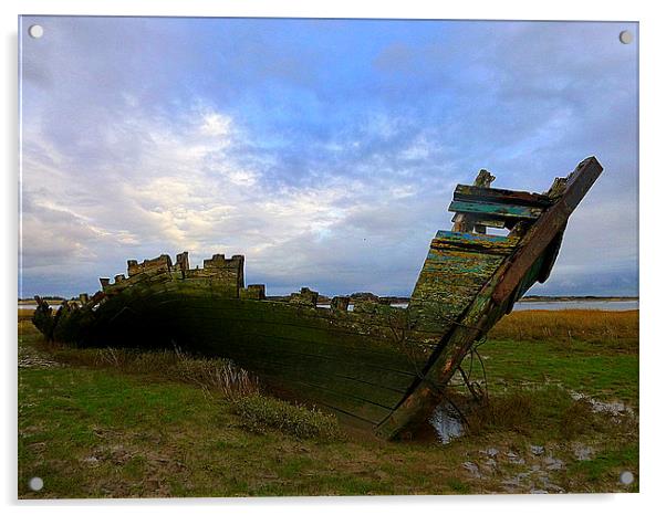 Fleetwood Marsh Acrylic by Lilian Marshall