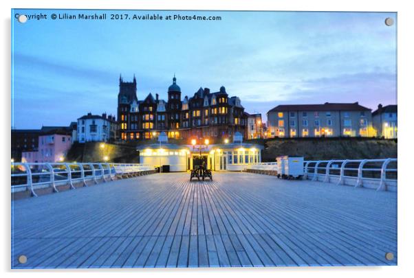 Hotel de Paris . Cromer.  Acrylic by Lilian Marshall