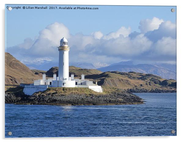 Lismore Lighthouse, Acrylic by Lilian Marshall