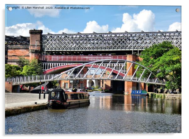 Castlefields Manchester Acrylic by Lilian Marshall