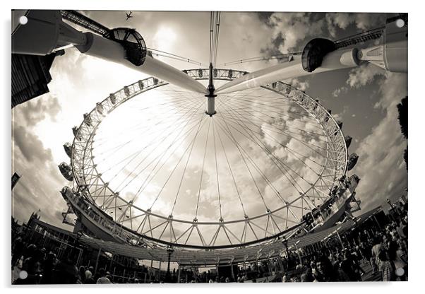 London Eye Acrylic by Andy McKenna